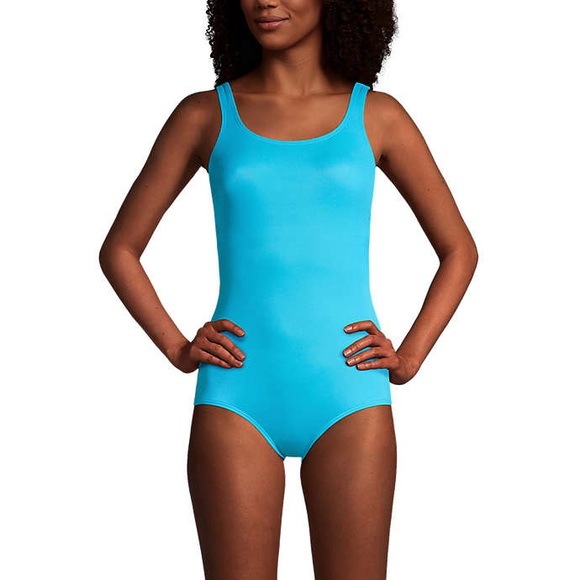 Lands’ End Women's Chlorine Resistant Soft Cup Tugless One Piece Swimsuit size 2 - Picture 2 of 11